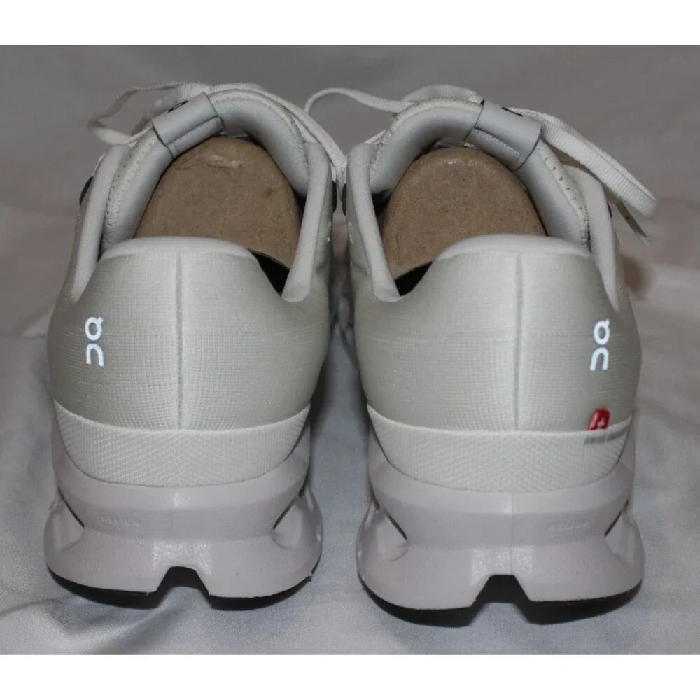 On Running Cloudnova White and Gray Athletic Shoes - Picture 6 of 7